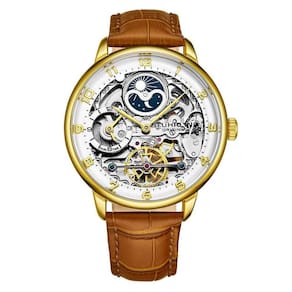 Relógio Masculino Stuhrling 3925.2 Automático 40mm, Marrom