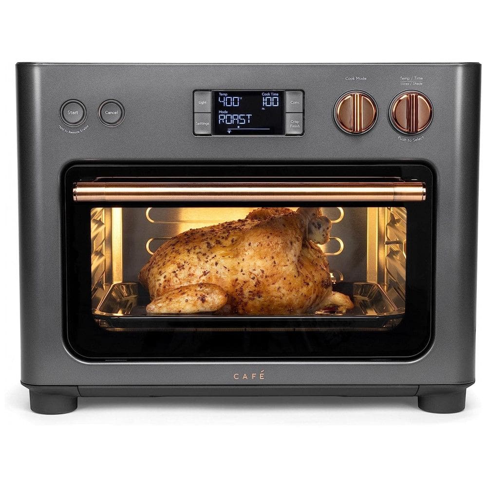 Forno Elétrico de Bancada com 14 Funções e Wi Fi, CAFÉ, 110V 1800W, Preto Fosco