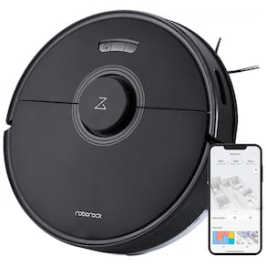 Aspirador de Pó Robô com Mapeamento Multinível, 110V, Roborock Q7 Max, Preto
