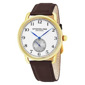 Relógio Masculino Stuhrling 207 Quartzo 41mm, Marrom