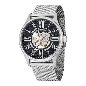 Relógio Masculino Stuhrling Elite 747M Automático 42mm, Prata e Preto