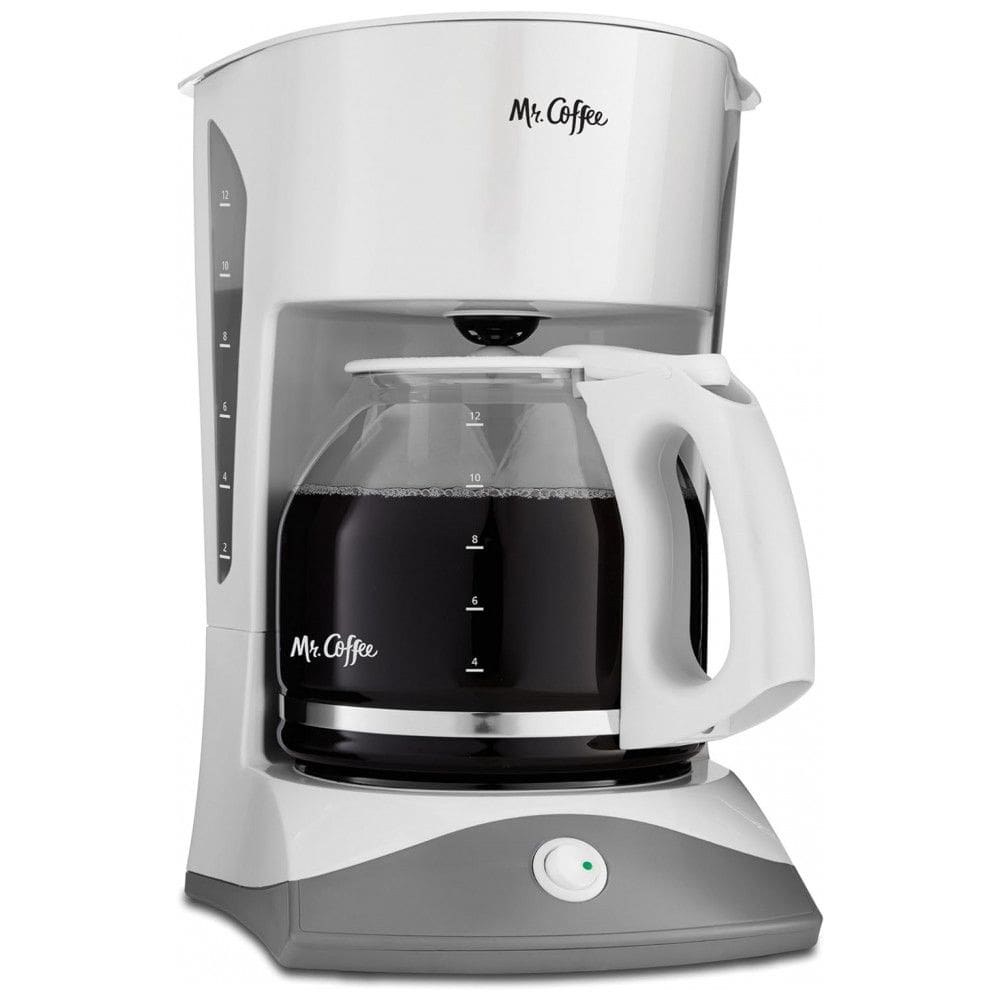Cafeteira Elétrica Manual até 12 Xícaras 110V 900W Mr. Coffee Branca