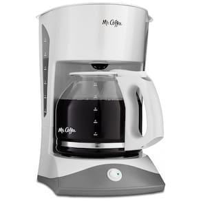 Cafeteira Elétrica Manual até 12 Xícaras 110V 900W Mr. Coffee Branca