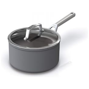 Panela Antiaderente 3,5 Litros com Tampa de Vidro, Aço Anodizado, Ninja C30235