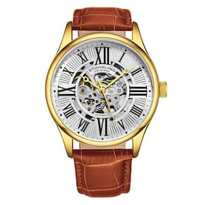 Relógio Masculino Stuhrling Atrium 3942 Automático 42mm, Marrom