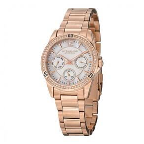 Relógio Feminino Stuhrling Marina 914 Quartzo 34mm, Ouro Rosa