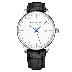 Relógio Masculino Stuhrling 3997.1 Quartzo 40mm, Preto Clássico