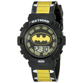 Relógio Digital para Crianças de 5 até 15 Anos, DC Comics Batman BAT4177, Preto