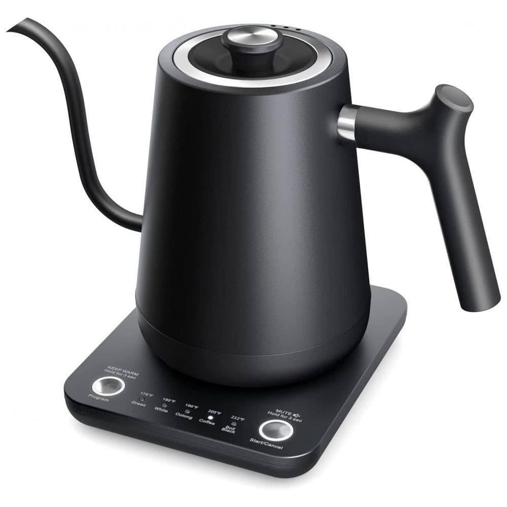 Chaleira Elétrica 0,8 L com 5 Níveis de Temperatura, 110V 1000W, SHEWE, Preta