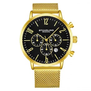 Relógio Masculino Stuhrling Monaco 3932 Quartzo 41mm, Dourado