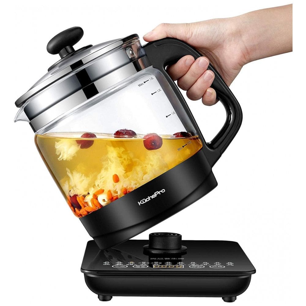 Chaleira Elétrica KUCHEPRO KPYSH1800 1.8L Multifuncional, 110V, Preta