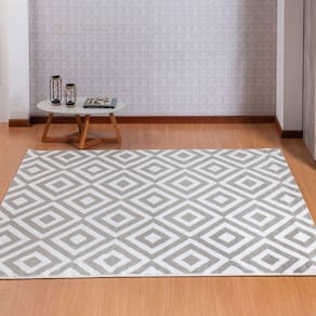 Tapete Egípcio De Pelo Baixo - Cinza 011 - 200x300cm