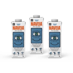 Kit 3x Bebida Vegetal Naveia Original Extra 1L