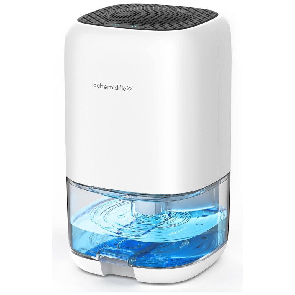 Desumidificador 1L para Ambiente Doméstico, Silencioso com Desligamento Automático até 26m2, TABYIK, Branco