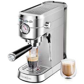 Máquina de Café Expresso com Bocal de Leite, 110V, CASABREWS, Prata