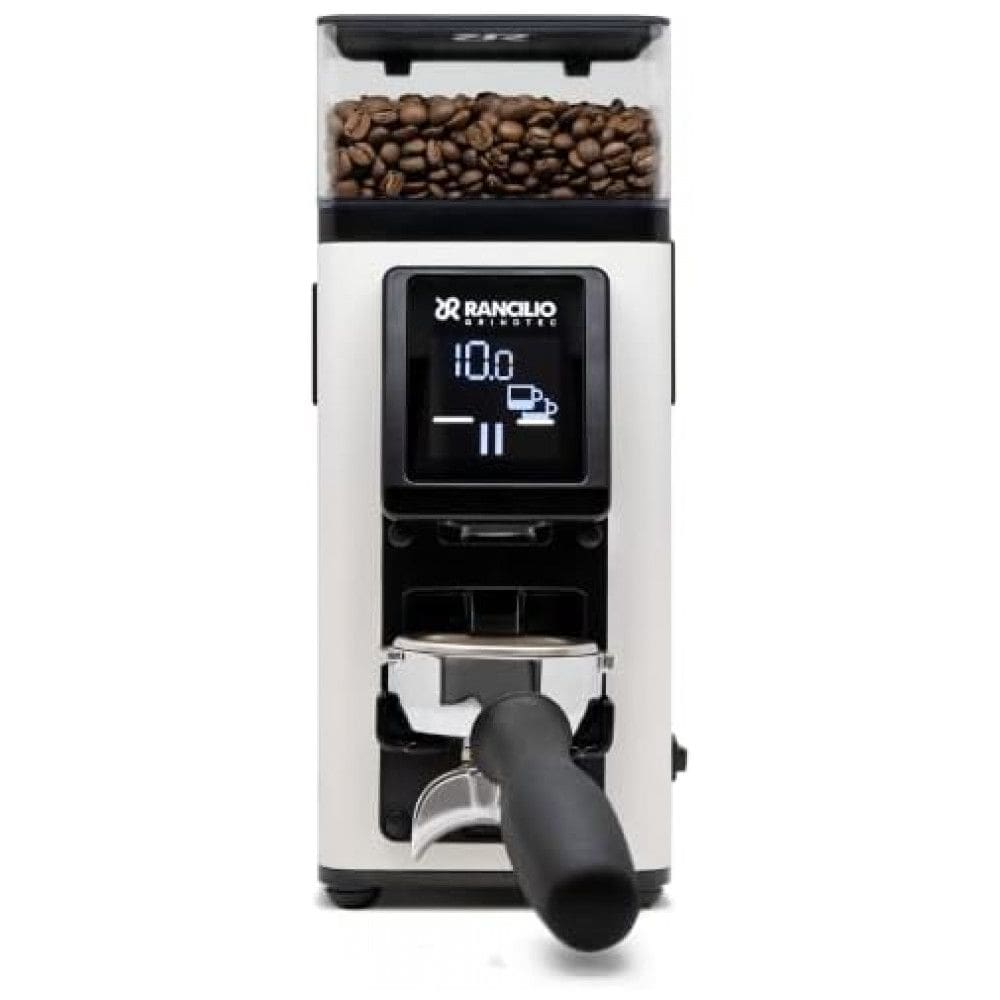Moedor de Café Elétrico Ajustável com Painel Digital, 110V, Rancilio, Branco