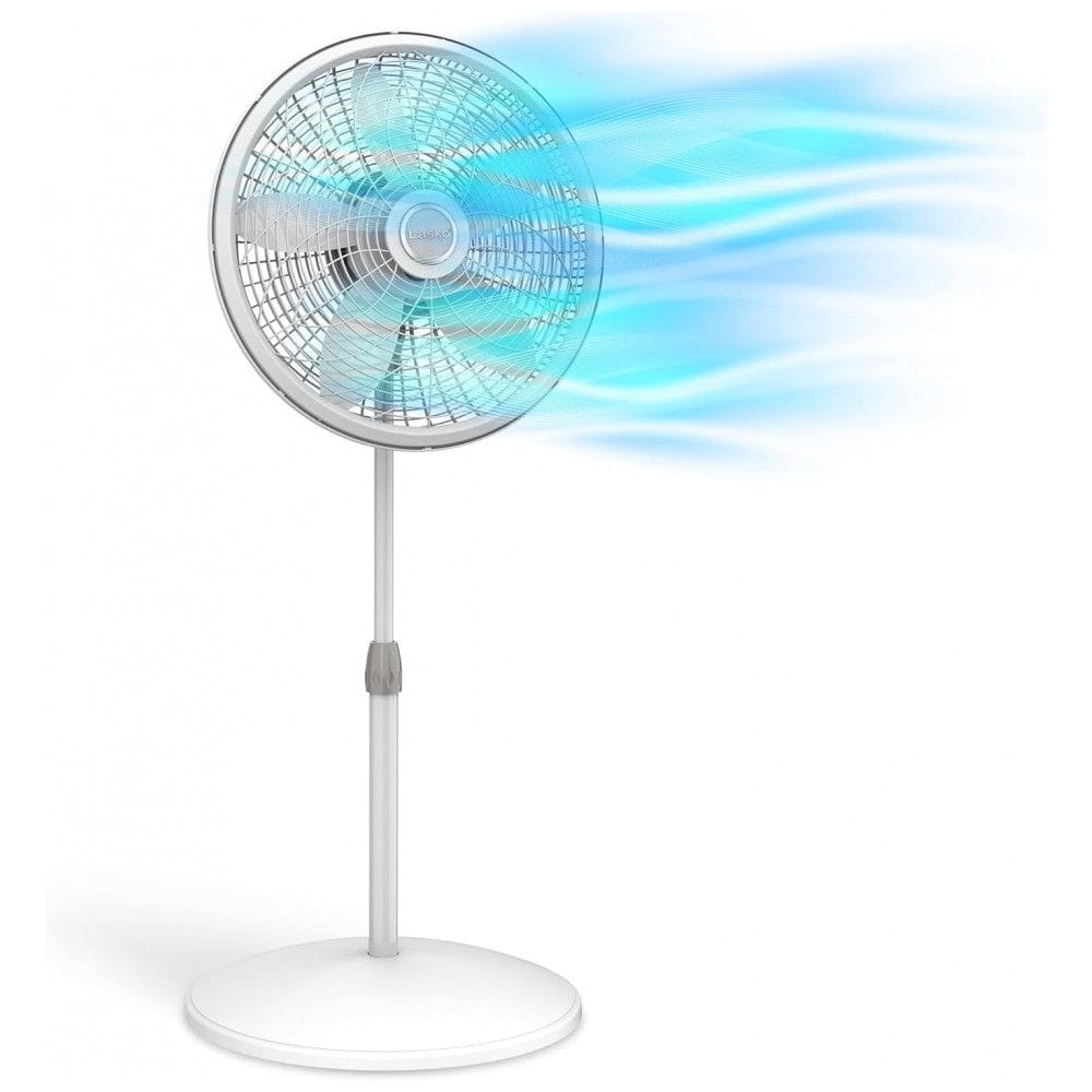 Ventilador de Torre com Altura Ajustável e 3 Velocidades para Quarto e Sala de Estar, 110V, Lasko, Branco