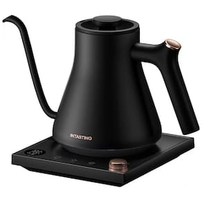 Chaleira Elétrica 0,8L com Desligamento Automático, 110V 1500W, INTASTING, Preta