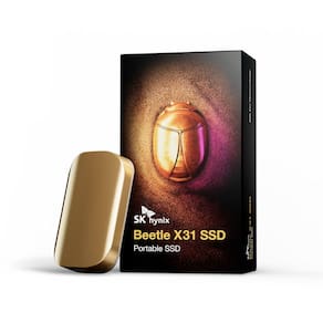 SSD portátil SK hynix Beetle X31 de 1 TB com DRAM 1050 MB/s USB 3.2