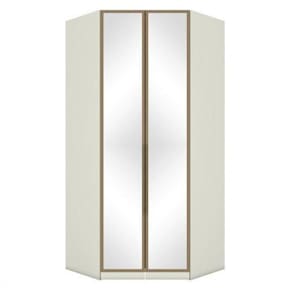 Canto Closet Seletto 2 Portas Com Espelho MC06-133 Areia Jequitiba