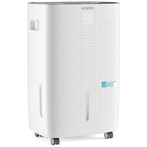 Desumidificador para Grandes Ambientes 7.5L até 650 m2 com Painel Digital e Mangueira de Drenagem, 110V, Waykar, Branco