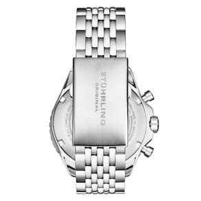 Relgio crongrafo RaceWay 1010 44mm, movimento japons, resistente em preto mate Stuhrling