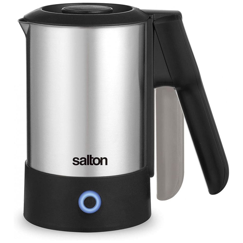 Chaleira Elétrica 600mL em Aço Inoxidável, 110V 1000W, Salton JK2035, Prata