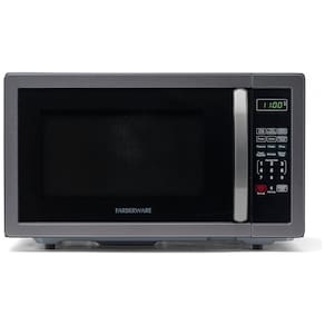 Micro Ondas de Bancada em Aço Inoxidável 31L com Iluminação LED, 110V 1000W, Farberware, Preto