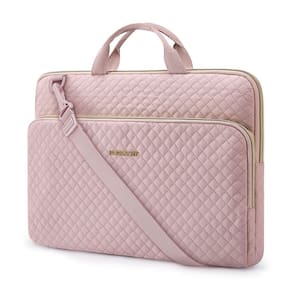 Capa protetora para laptop BAGSMART de 15,6 polegadas rosa