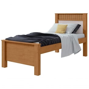 Cama Solteiro Athenas - Lopas Amendoa Clean/off White.