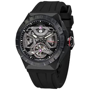 Relógio Masculino Analógico Automático Mecânico a Prova dÁgua 100M com Pulseira de Silicone, TSAR BOMBA 8804, Preto