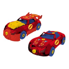 Carrinho de Brinquedo Flash 2 em 1 Turbo Tools Bugatti DC Multikids - BR2159