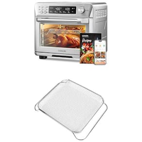 Forno Elétrico de Bancada 25 Litros 12 em 1 com Acessórios, Aço Inoxidável, 110V 1500W, COSORI Prata