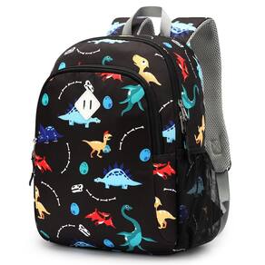 Mochila infantil STEAMEDBUN Dinosaur Boys de 2 a 4 anos preta