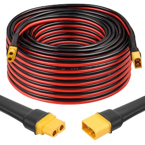Cabo de extensão XT60 de 23 m e 10 AWG de cobre estanhado para modelos RC