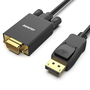Cabo DisplayPort para VGA BENFEI 1,8 m para monitor de computador/laptop