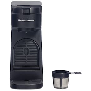 Cafeteira Elétrica para Café Moído, Dose Única 400 mL, 110V 1300W Hamilton Beach 47620, Preta
