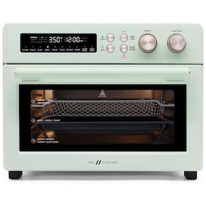 Forno Elétrico Retro 25 Litros 10 em 1 Multifuncional de Fácil Limpeza, 110V 1750W, Val Cucina, Verde