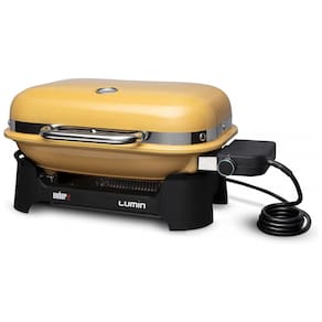 Churrasqueira Elétrica Portátil Externa sem Suporte, 110V, Weber Lumin, Amarela