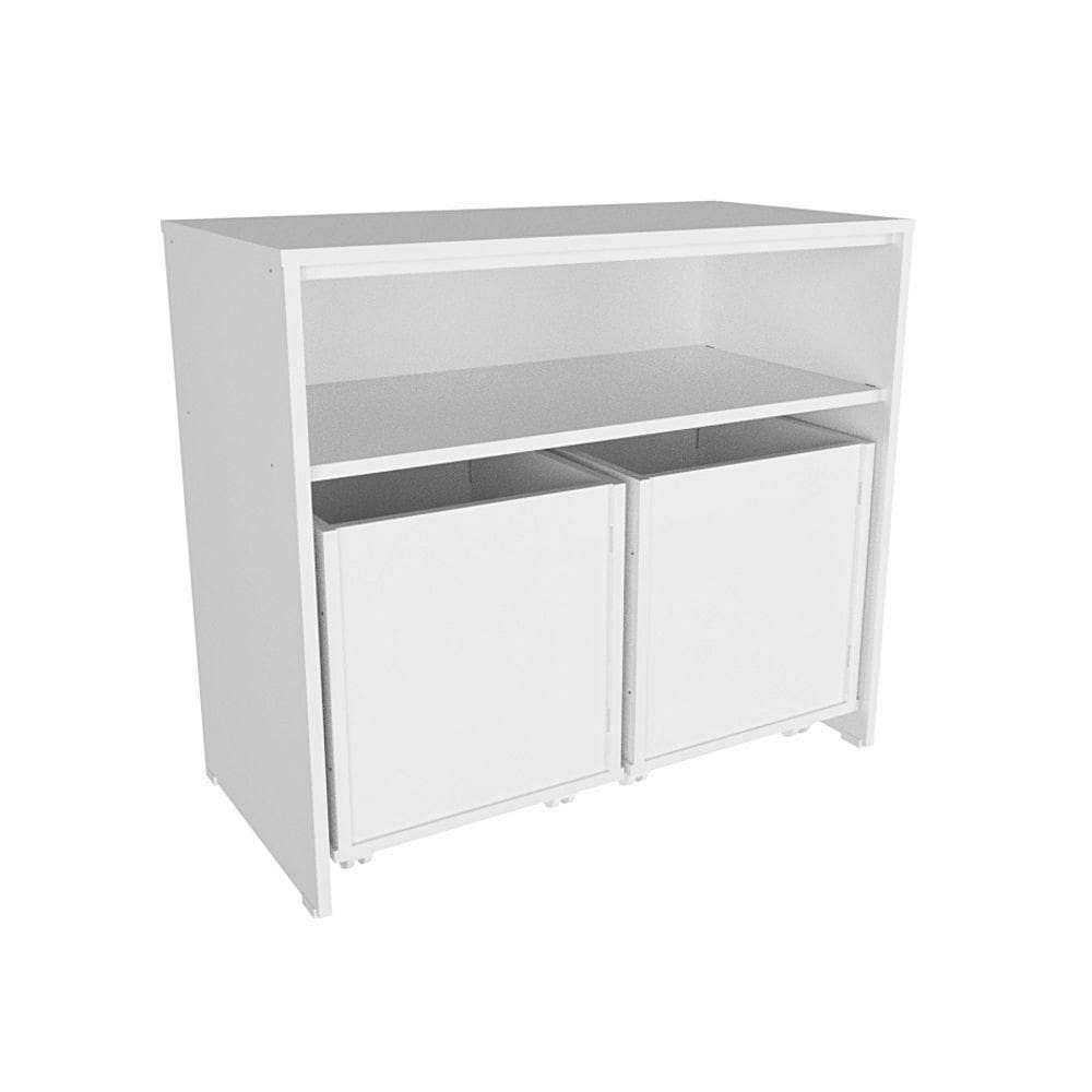 Organizador Infantil Com Baús E Prateleira Richard 100% Mdf