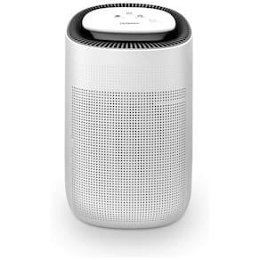 Desumidificador 1L com Função de Purificação, Filtro HEPA, Desligamento Automático e Área 18m2, Tenergy, Branco