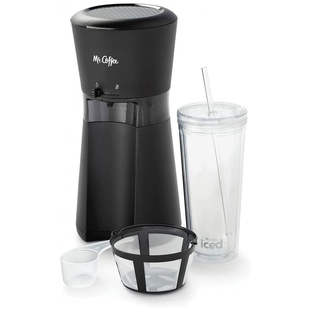Máquina de Café Gelado com Copo de 650 mL e Filtro Reutilizável, 110V, Mr. Coffee, Preta