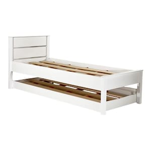 Cama Solteiro Ditália Cama Aux Cm-22 Cm-23 Cor:branco Branco