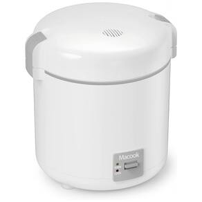 Mini Panela de Arroz 300mL com Função de Manter Quente e Revestimento Antiaderente, 110V 200W, Macook, Branca