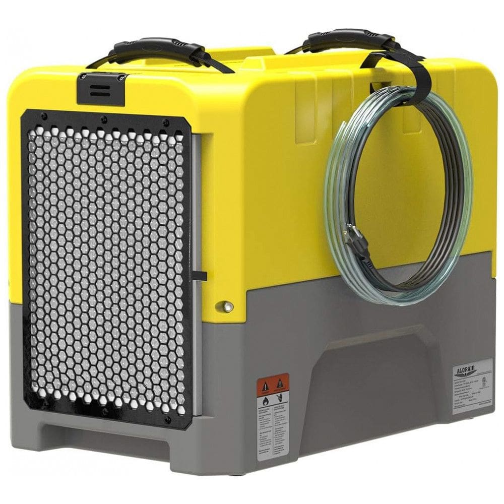 Desumidificador Profissional com Mangueira de Drenagem de Bomba para Locais de Trabalho, ALORAIR 180 PPD, Amarelo