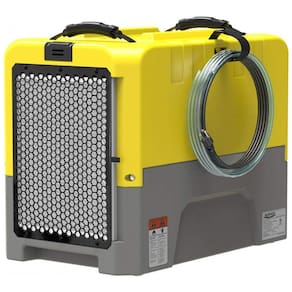 Desumidificador Profissional com Mangueira de Drenagem de Bomba para Locais de Trabalho, ALORAIR 180 PPD, Amarelo