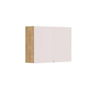 Armário Aereo 120cm Art 3 Portas Articuladas 3015 Freijó Soft