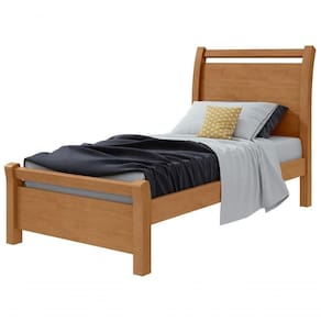 Cama Solteiro Reali - Lopas Amendoa Clean.