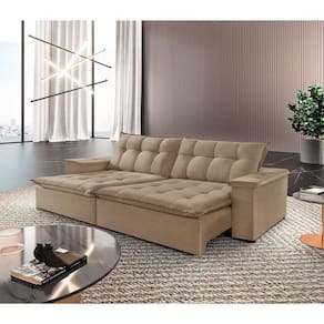 Sofá Estilo Linho 02 Módulos De 90cm B25cm Meu Sofá Online A226 Linho Bege