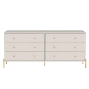 Cômoda Jasper 1,80m Com 6 Gavetas